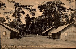 Lolodorf West Africa Mac Lean Memorial Station c1910 Vintage Rppc Postcard Bk 48 - £5.47 GBP