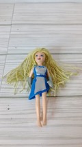 Mattel Vintage Polly Pocket Braided Blonde Hair With outfit Tight Joints - £4.68 GBP