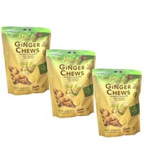 3X- Prince of Peace Ginger Chews Candy with Mango 100% Natural LARGE 8oz... - £23.18 GBP