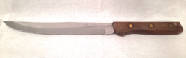 Vtg Kitchen Knife Chef Pierre Santini Wood Handle 8&quot; Blade Stainless Steel Japan - £9.47 GBP