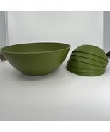 VNTG 70’s Fleetwood by Sheffield Salad Bowl and 6 serving bowls AvocadoG... - $30.00