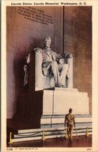 Lincoln Statue Lincoln Memorial Washington D.C. Postcard PC51 - £3.92 GBP