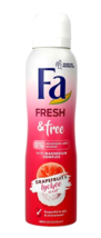 Fa Free &amp; Free Grapefruit Lychee deodorant spray 150ml-FREE SHIPPING - $9.41
