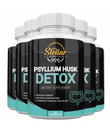 5 Bottles Psyllium Husk Detox by My Stellar Lifestyle - 60 Capsules x5 - $157.02 CAD