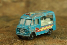 Vintage Metal Toy Car Truck Commercial Ice Cream Canteen Lesney England - £8.80 GBP