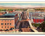 Virginia Street Vista Ricerchi North Reno Nevada Nv Unp Lino Cartolina V4 - $7.96