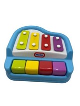 Little Tikes Piano Xylophone Four Note 1546-00 Blue Used Toddler Toy Mus... - £15.15 GBP