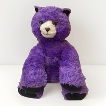 Build A Bear Purple Kooky Spooky Kitty Cat Halloween Plush Toy Sewn Eyes... - $14.65