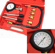 Engine Cylinder Compression auto Tester Kit gauge M8 M10 M12 M14 Gas motor 90376 - £20.61 GBP