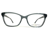 Via Spiga Eyeglasses Frames Dulcina 780 Clear Grey Blue Cat Eye 52-16-135 - $46.59