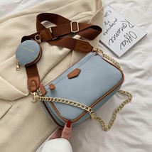 2022 Fashion Women Shoulder Crossbody Bags Casual Messenger Bag with Wide Should - £46.58 GBP
