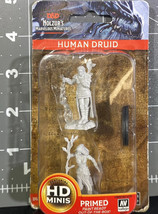 2 PCS HUMAN DRUID DD HD Minis Dungeons &amp; Dragon D&amp;D Miniatures Figures - £7.47 GBP