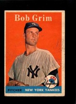 1958 TOPPS #224 BOB GRIM VG+ YANKEES (WAX) *NY8982 - $3.68