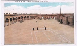 Ontario Postcard Kingston Interior Of Frot Henry Valentine - £1.64 GBP