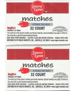 10 Boxes of 32 Red Tip SMALL WOOD PENNY MATCHES STRIKE ON BOX cigar LAUR... - $23.55