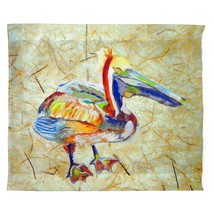 Betsy Drake Heathcliff Pelican Outdoor Wall Hanging 24x30 - £38.82 GBP