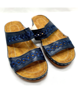 Blue Sandals Size EU 39 US 8 New - $9.70