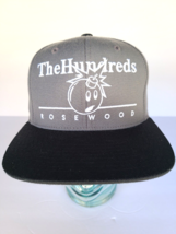 The Hundreds Rosewood Adam Bomb SnapBack Cap Hat 2 Tone Dark Gray &amp; Black EUC - £18.41 GBP