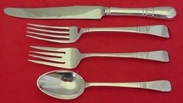 Modern American by Gorham Sterling Silver Regular Size Place Setting(s) 4pc - $445.34 CAD