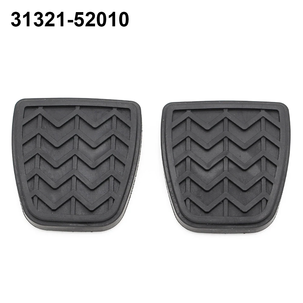 2x Car Brake Clutch Pedal Pad Rubber Covers Black Cap Fits For Toyota Fo... - £10.24 GBP