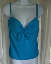 Victoria’s Secret Aqua Tankini Swim Suit Top SZ 34D - $18.00