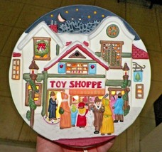 Toy Shoppe Caroler&#39;s Lighted &amp; Musical Porcelain Plate - House Of Lloyd - Euc! - £19.97 GBP