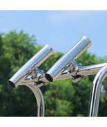 Marinebaby (2X) 316 Stainless Tournament Style Boat Fishing Holder Clamp... - $205.16