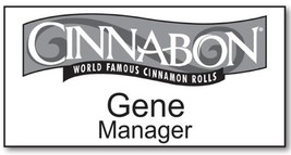 Better Call Saul Cinnabon Gene Manager Halloween Costume Name Badge Magnet Faste - £14.93 GBP