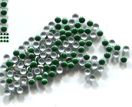 Round Smooth Nailheads 2mm Hot Fix Kiwi Green 144 Pc 1 Gross - $5.79