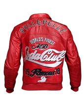 Pelle Pelle Red Soda Club Crocodile Texture Red Bomber Jacket - £58.18 GBP+