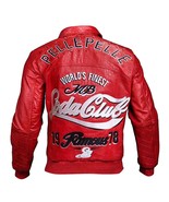 Pelle Pelle Red Soda Club Crocodile Texture Red Bomber Jacket - £58.38 GBP+