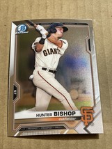 2021 Bowman Chrome Hunter Bishop #BCP-18 Giants - £1.26 GBP