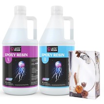 Epoxy Resin Kit,1 Gallon Bubble Free & Crystal Clear Epoxy Resin, Table Top Epox - £76.73 GBP