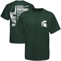 Michigan State Spartans 2013 Football Schedule t-shirt Big 10 Sparty St New - $17.66