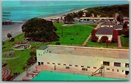 Casino Swimming Pool St Simons Island Georgia GA Chrome Postcard A12 - £7.35 GBP