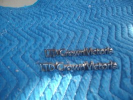1988 1989 LTD CROWN VICTORIA METAL SIDE EMBLEM QUARTER OEM USED ORIGINAL... - €64,21 EUR