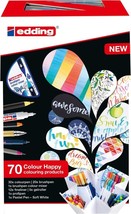 Rainbow Bliss Art Set - 70 Brush Pens, Gel Rollers, Fineliners, and Pastel Pens - $135.62