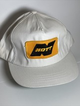 Nott Logo Hat Cap White Work Trucker Adjustable Snapback - $9.89