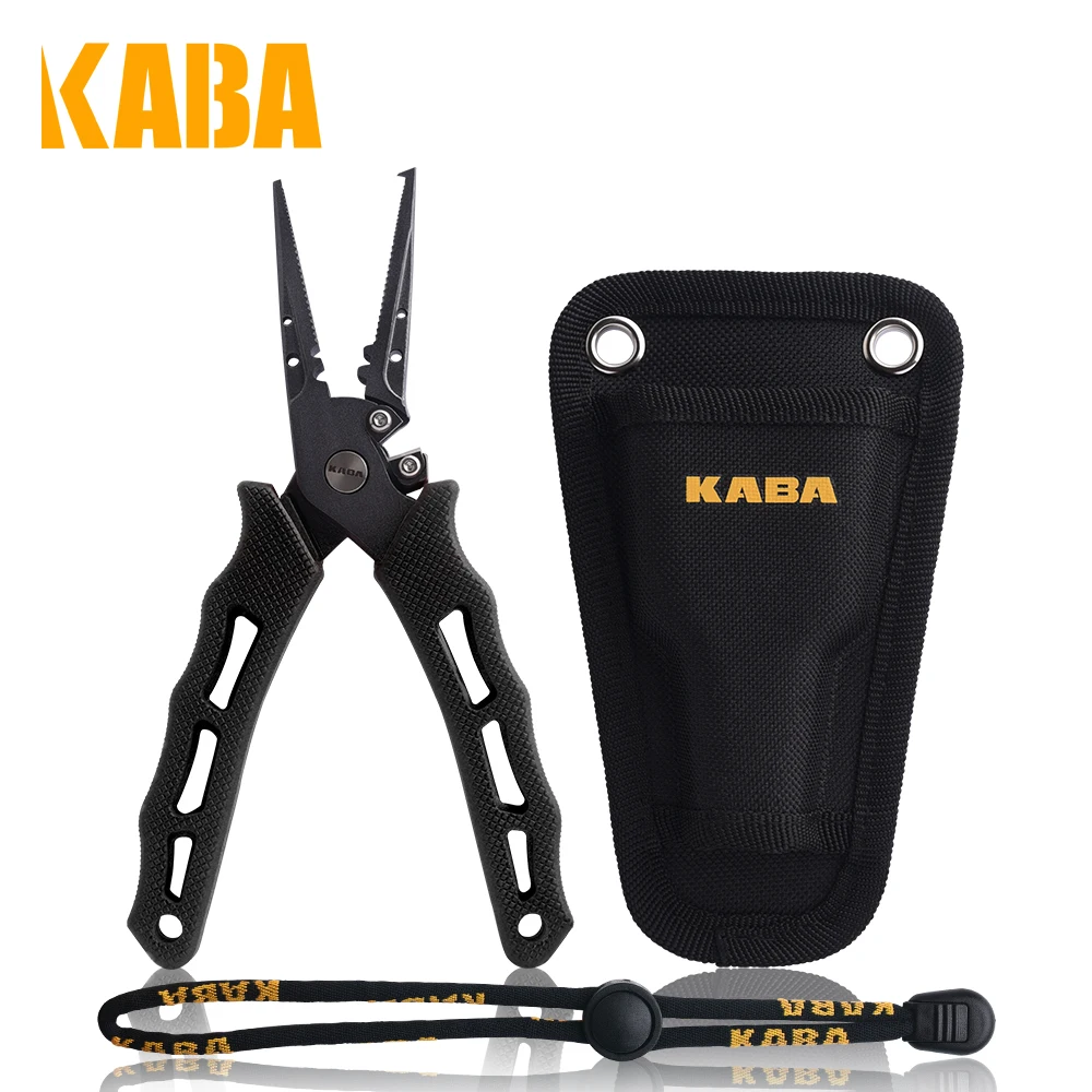 Kaba Fishing Pliers Stainless Steel Hook Removers Crimper Saltwater Fish... - £34.79 GBP