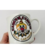 Vintage Circus Circus Casino Souvenir Mug Reno Las Vegas Hotel Clown Fac... - $20.25 CAD
