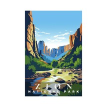 Zion National Park Poster | S01 - £26.31 GBP+