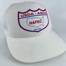 NAFEC Mesh Back Trucker Hat USDA ASCS National Assn Farmer Elected Commi... - $10.73