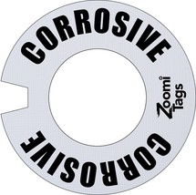 zOOmitags CORROSIVE Can Container ID Tag OSHA Compliant ACID Danger Warning - $22.51