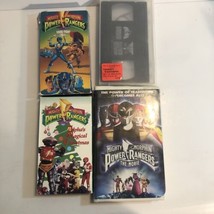 Mighty Morphin Power Rangers VHS Tape Lot of 4 Saban Entertainment Movie Show - £11.05 GBP