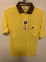 Vintage 70&#39;S 60&#39;S Sears Knit Sport Mod Shirt with Collar - M NWT-
show o... - £46.83 GBP