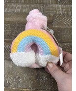 Moon and Stars Rainbow Plush Lovey Pink Blanket 12&quot; Walgreens Exclusive ... - $25.64 CAD