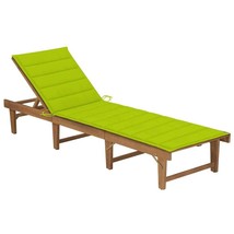  Sun Lounger Acacia Wood Solid Acacia wood - $447.22 CAD