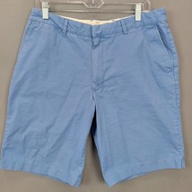 Dockers Mens Shorts Size 34 Blue Preppy Periwinkle Khaki Diem Classic Fl... - £8.42 GBP