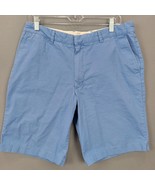 Dockers Mens Shorts Size 34 Blue Preppy Periwinkle Khaki Diem Classic Fl... - £8.42 GBP