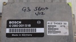 93 Mercedes s600 v12 LH Engine Control Unit Module ECU ECM 0280001518 image 2
